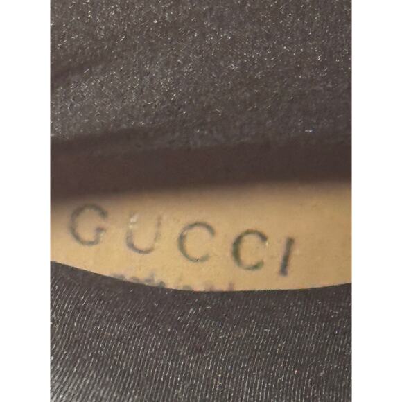 Gucci Black Leather Pointed Toe Sock Boots Size 8B – Stiletto Heel Knee High - Picture 8 of 8